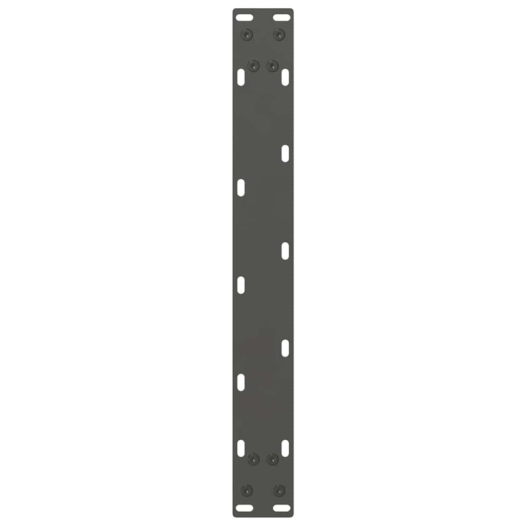 Gambe per Tavolino da Caffè Antracite 2 pz 50x(30-31)cm Acciaio - homemem39
