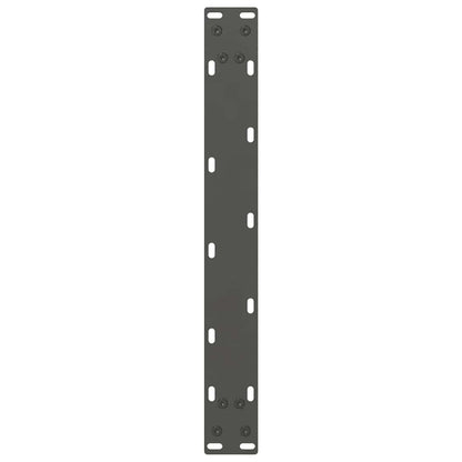 Gambe per Tavolino da Caffè Antracite 2 pz 50x(30-31)cm Acciaio - homemem39