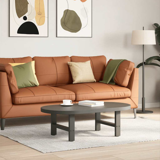 Gambe per Tavolino da Caffè Antracite 2 pz 50x(30-31)cm Acciaio - homemem39