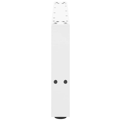 Gambe per Tavolino da Caffè Bianco 2 pz 60x(30-31) cm Acciaio - homemem39