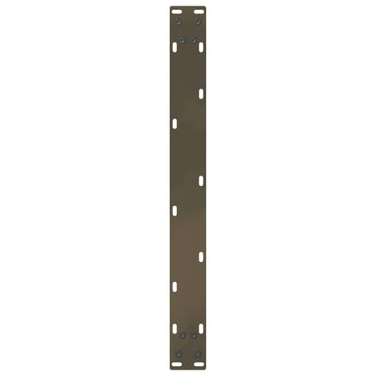 Gambe per Tavolino da Caffè Naturale 2 pz 60x(30-31)cm Acciaio - homemem39