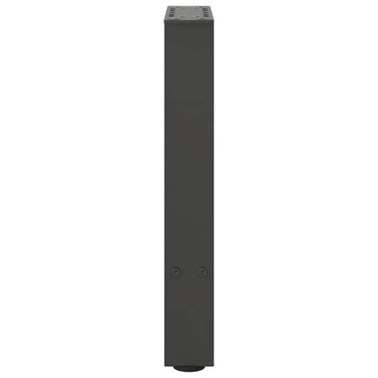 Gambe per Tavolino da Caffè Antracite 2 pz 28x(42-43)cm Acciaio