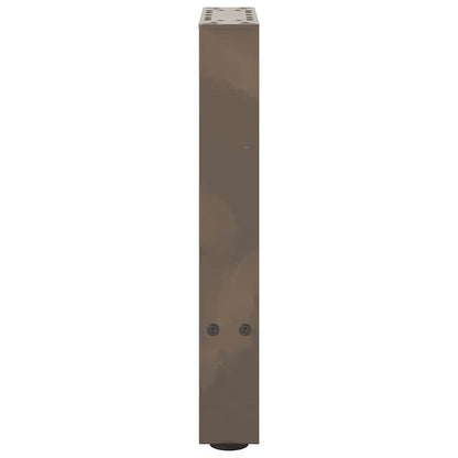 Gambe per Tavolino Naturale 2 pz 38x(42-43) cm Acciaio - homemem39