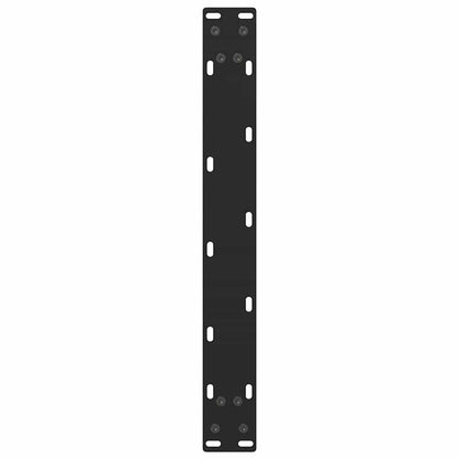 Gambe per Tavolino da Caffè Nero 2 pz 50x(42-43) cm Acciaio - homemem39