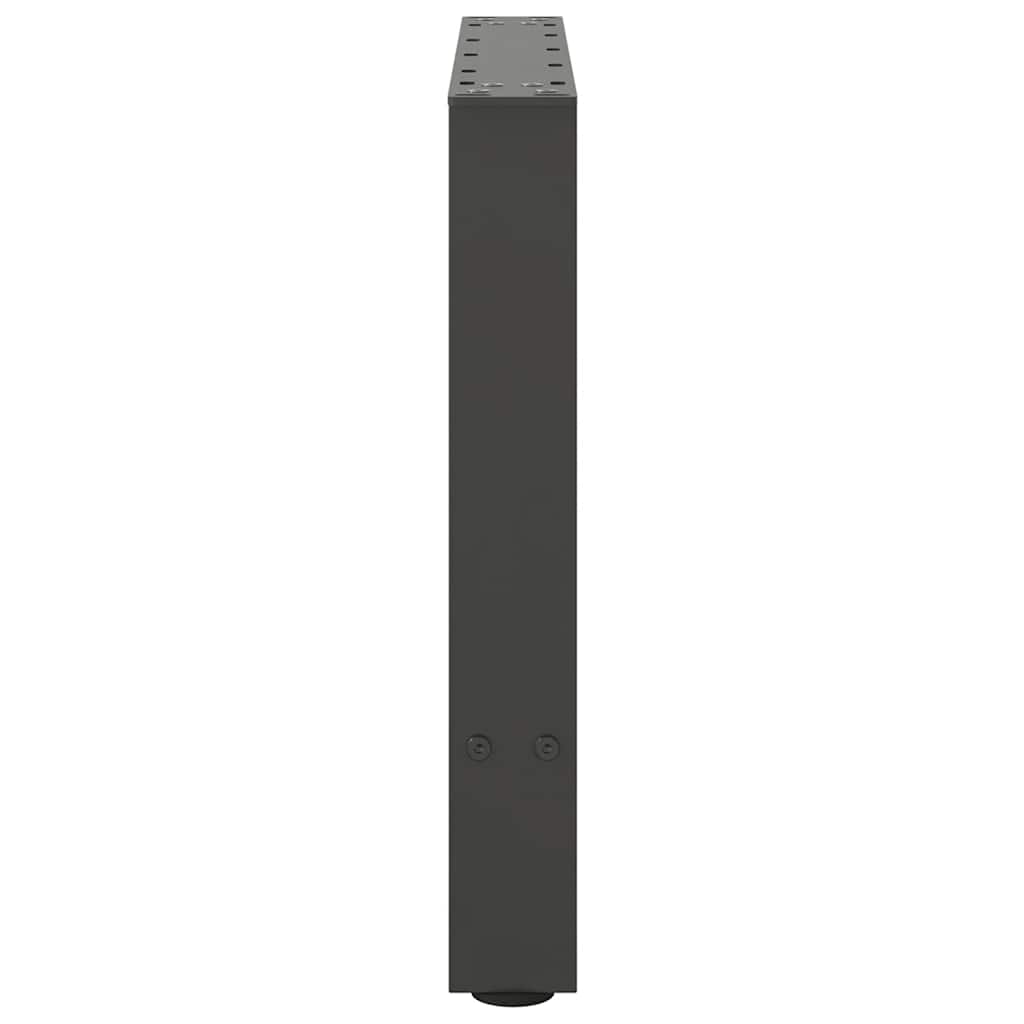 Gambe per Tavolino da Caffè Antracite 2 pz 50x(42-43)cm Acciaio - homemem39