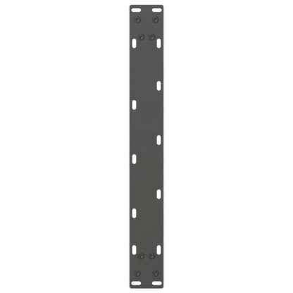 Gambe per Tavolino da Caffè Antracite 2 pz 50x(42-43)cm Acciaio - homemem39