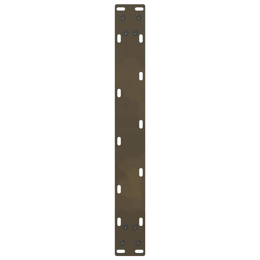 Gambe per Tavolino da Caffè Naturale 2 pz 50x(42-43) cm Acciaio - homemem39