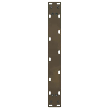 Gambe per Tavolino da Caffè Naturale 2 pz 50x(42-43) cm Acciaio - homemem39