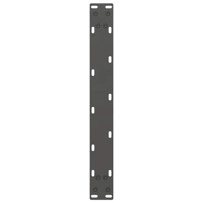 Gambe per Tavolino da Caffè Antracite 2 pz 60x(42-43)cm Acciaio