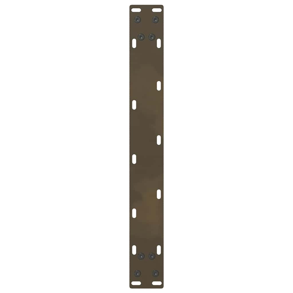 Gambe per Tavolino da Caffè Naturale 2 pz 60x(42-43) cm Acciaio