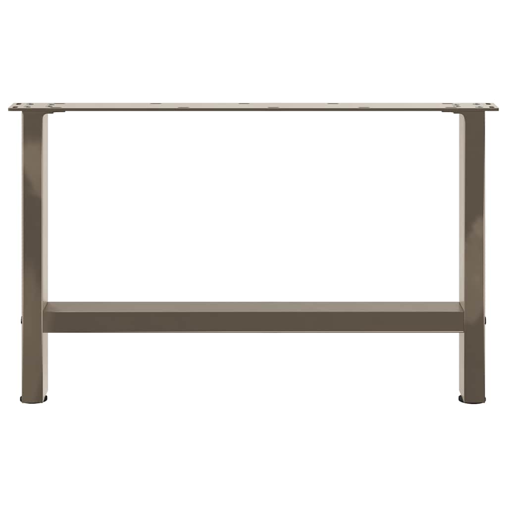 Gambe per Tavolino Naturale 2 pz 70x(42-43) cm Acciaio - homemem39
