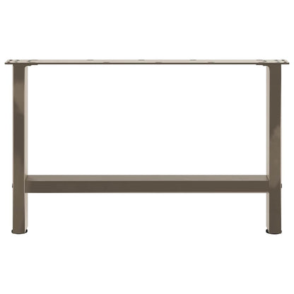 Gambe per Tavolino Naturale 2 pz 70x(42-43) cm Acciaio - homemem39