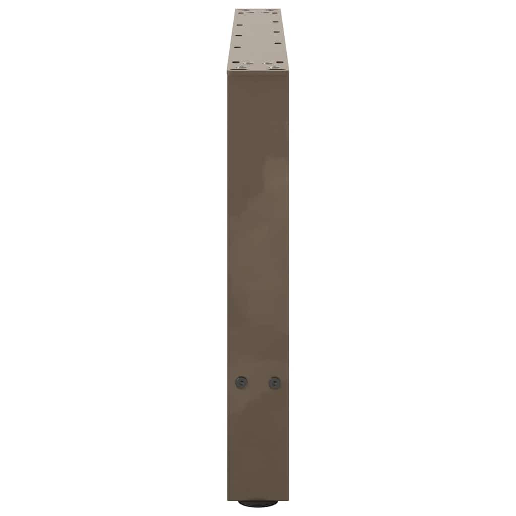 Gambe per Tavolino Naturale 2 pz 70x(42-43) cm Acciaio - homemem39
