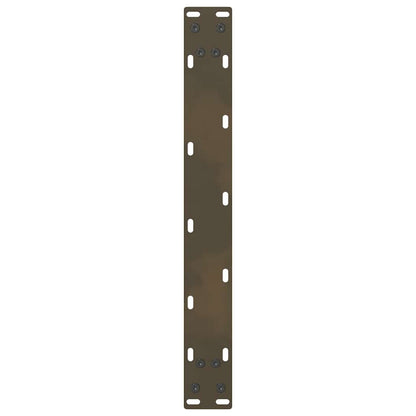 Gambe per Tavolino Naturale 2 pz 70x(42-43) cm Acciaio - homemem39