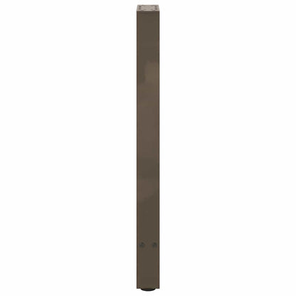 Gambe per Tavolino Naturale 2 pz 28x(72-73) cm Acciaio - homemem39