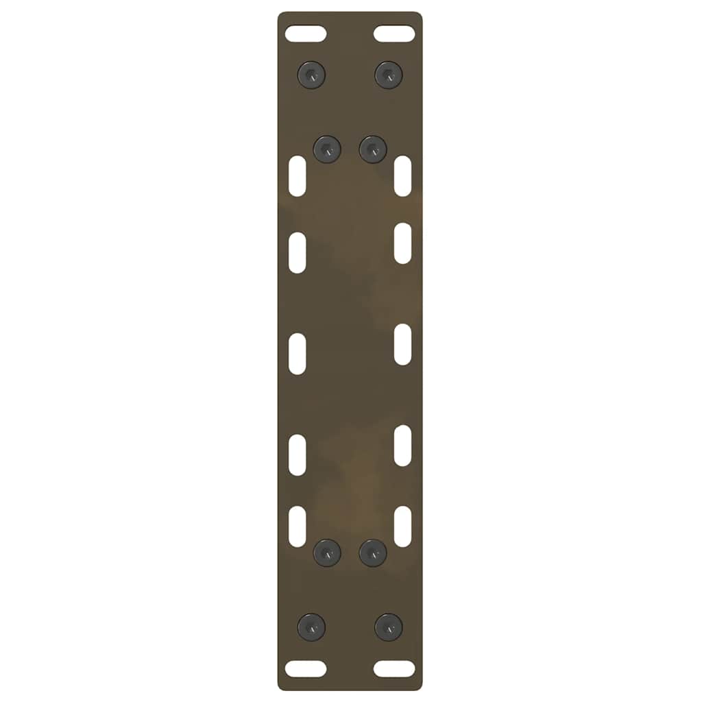Gambe per Tavolino Naturale 2 pz 38x(72-73) cm Acciaio