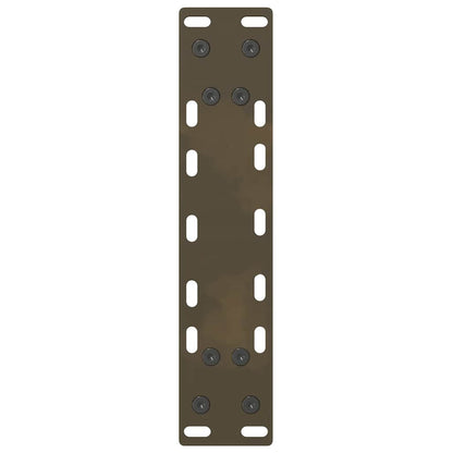 Gambe per Tavolino Naturale 2 pz 38x(72-73) cm Acciaio