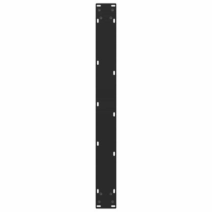 Gambe per Tavolino Nero 2 pz 70x(72-73) cm Acciaio - homemem39