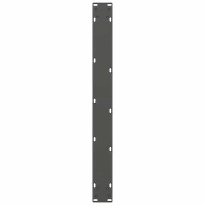 Gambe per Tavolino Antracite 2 pz 70x(72-73) cm Acciaio - homemem39