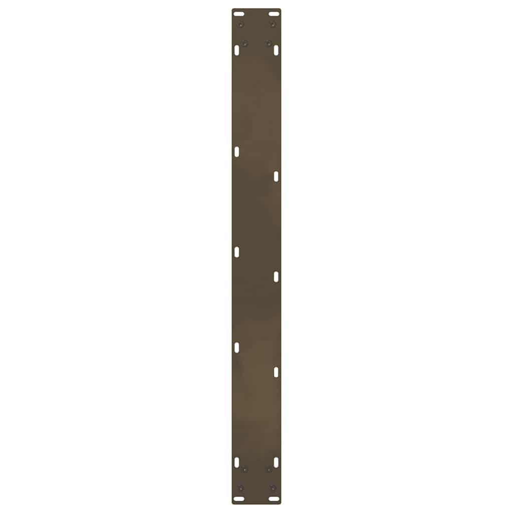 Gambe per Tavolino Naturale 2 pz 70x(72-73) cm Acciaio - homemem39