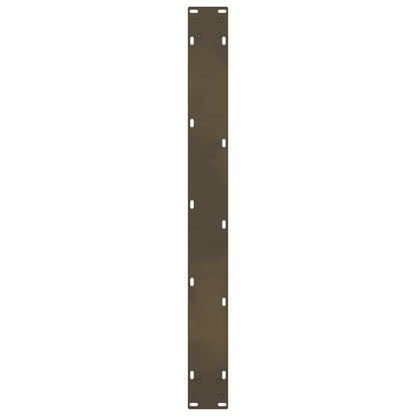 Gambe per Tavolino Naturale 2 pz 70x(72-73) cm Acciaio - homemem39