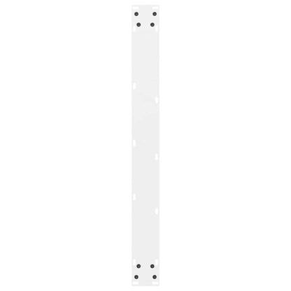 Gambe per Tavolino Bianco 2 pz 80x(72-73) cm Acciaio - homemem39