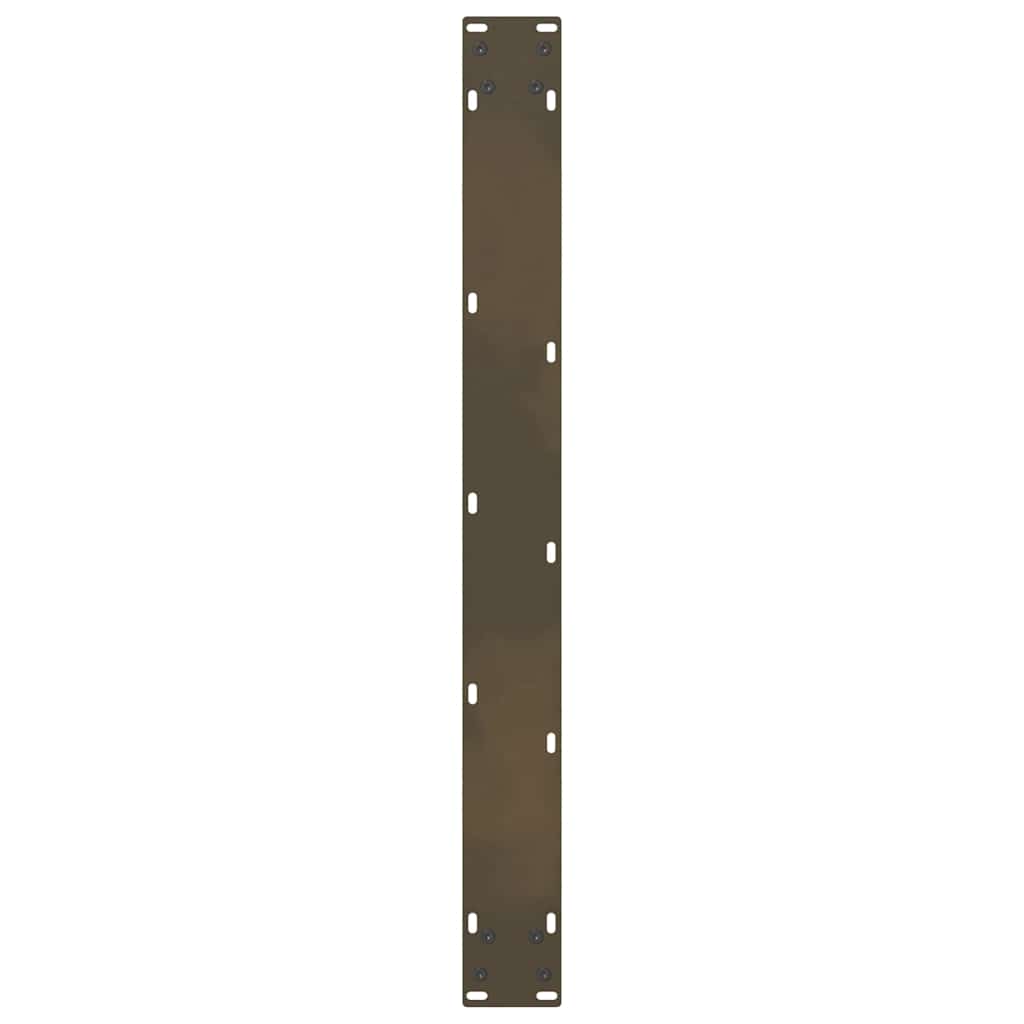 Gambe per Tavolino Naturale 2 pz 80x(72-73) cm Acciaio - homemem39
