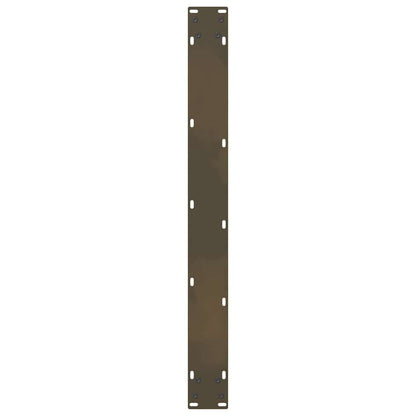 Gambe per Tavolino Naturale 2 pz 80x(72-73) cm Acciaio - homemem39