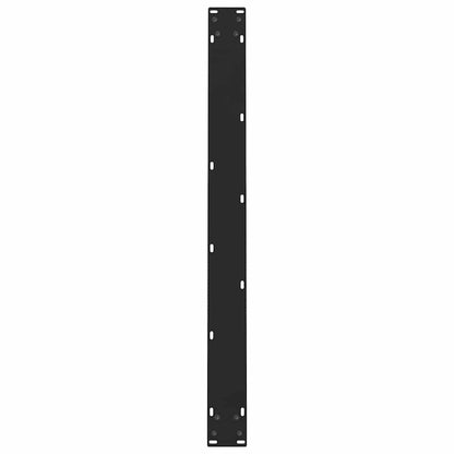 Gambe per Tavolino Nero 2 pz 90x(72-73) cm Acciaio - homemem39