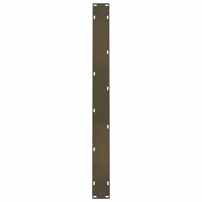 Gambe per Tavolino Naturale 2 pz 90x(72-73) cm Acciaio - homemem39