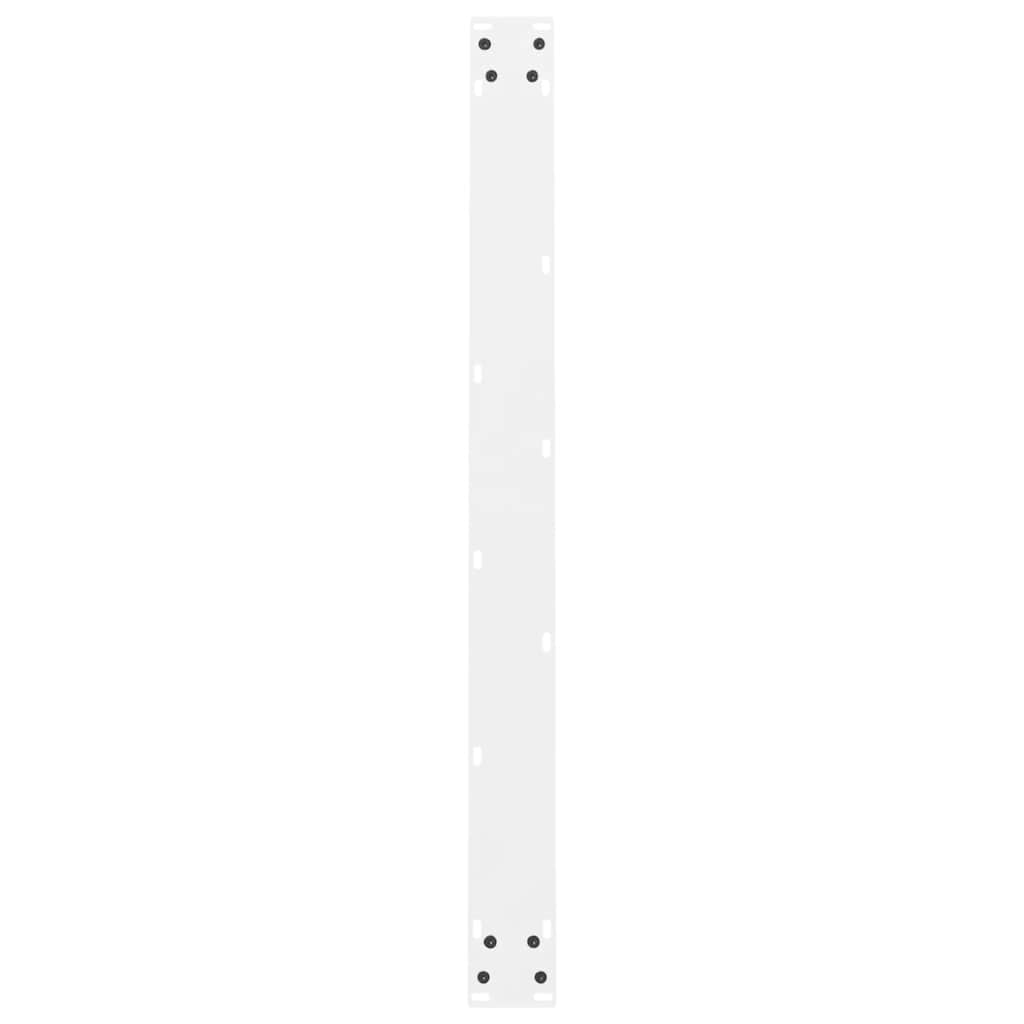Gambe per tavolo da pranzo bianche 2 pz 100x(72-73) cm