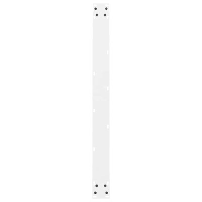 Gambe per tavolo da pranzo bianche 2 pz 100x(72-73) cm