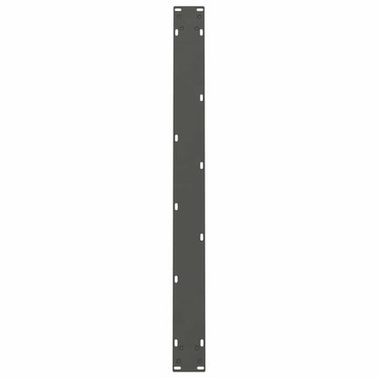 Gambe per Tavolino Antracite 2 pz 100x(72-73) cm Acciaio - homemem39