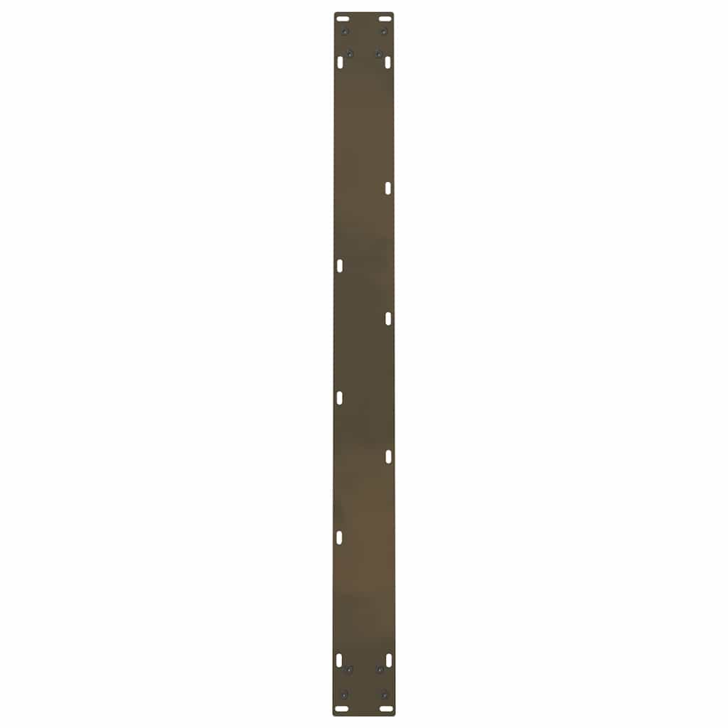 Gambe per Tavolino Naturale 2 pz 100x(72-73) cm Acciaio - homemem39