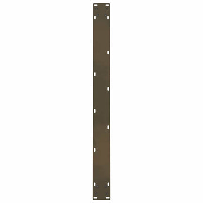 Gambe per Tavolino Naturale 2 pz 100x(72-73) cm Acciaio - homemem39