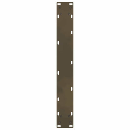 Gambe per Tavolino Acciaio Naturale 2 pz 60x(100-101)cm Acciaio - homemem39