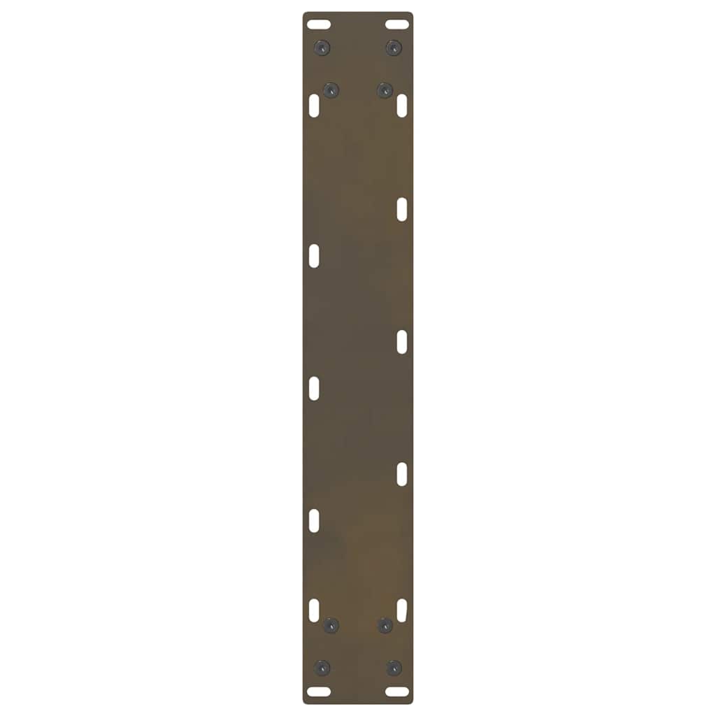 Gambe per Tavolino Acciaio Naturale 2 pz 40x(110-111)cm Acciaio - homemem39