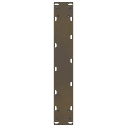 Gambe per Tavolino Acciaio Naturale 2 pz 40x(110-111)cm Acciaio - homemem39