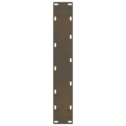 Gambe per Tavolino Acciaio Naturale 2 pz 50x(110-111)cm Acciaio - homemem39