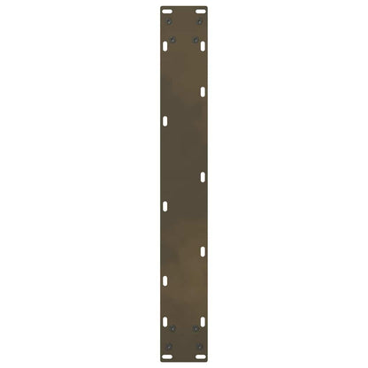 Gambe per Tavolino Acciaio Naturale 2 pz 60x(110-111)cm Acciaio - homemem39