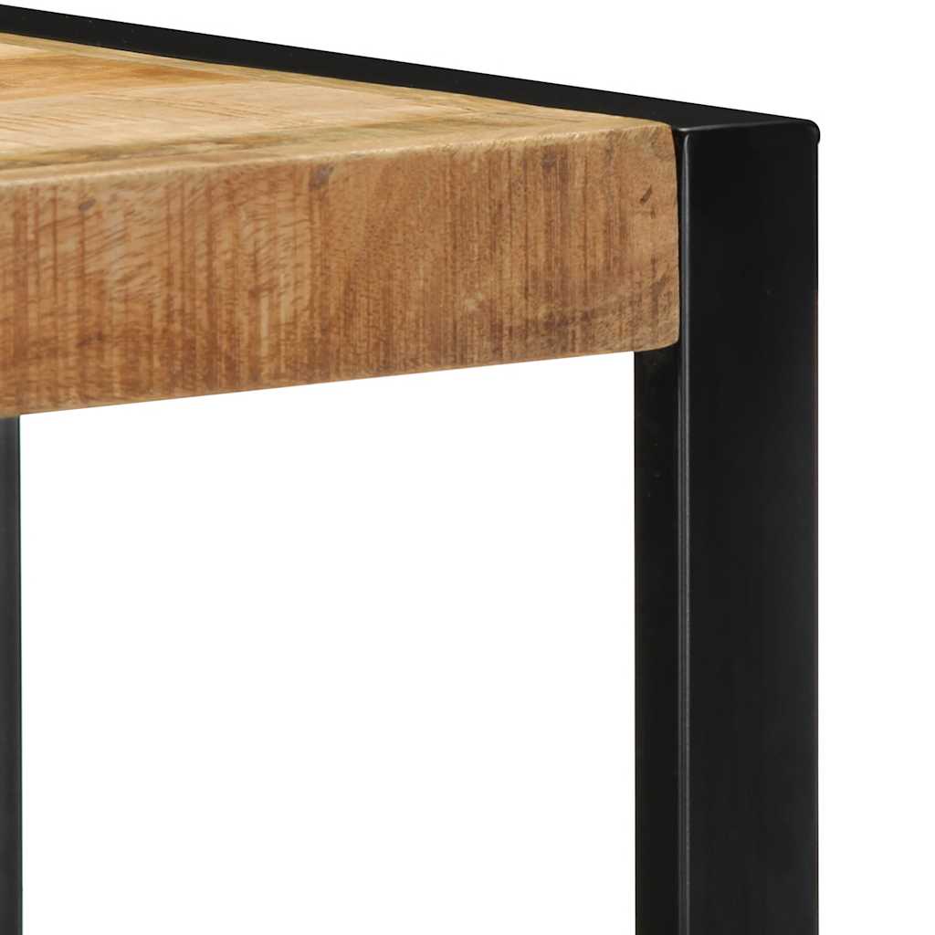 Mensola da Parete 35x35x100cm in Legno Massello di Mango Grezzo | homemem39