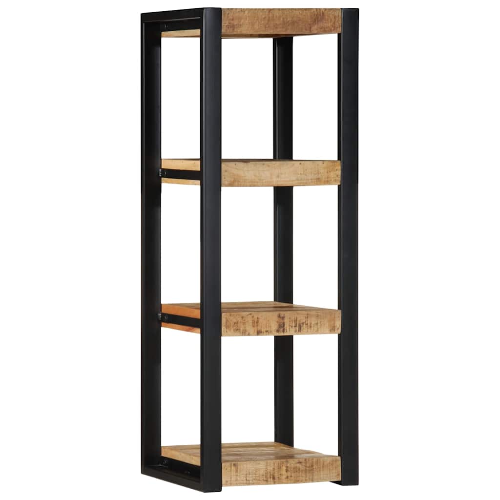 Mensola da Parete 35x35x100cm in Legno Massello di Mango Grezzo | homemem39