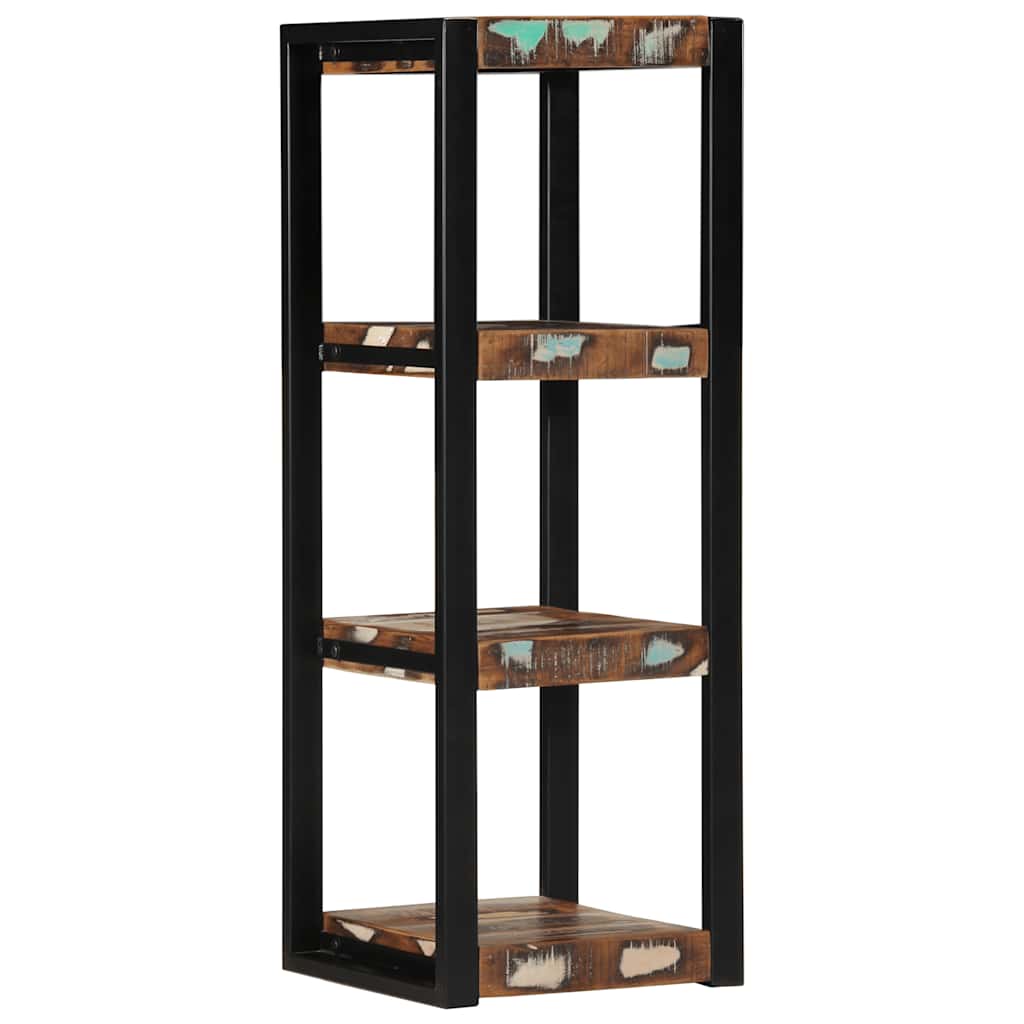 Mensola da Parete Multicolore 35x35x100 cm in Legno Recupero | homemem39