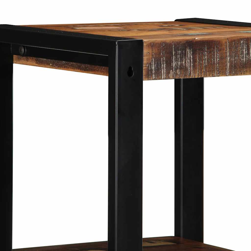 Mensola da Parete Multicolore 35x35x100 cm in Legno Recupero | homemem39