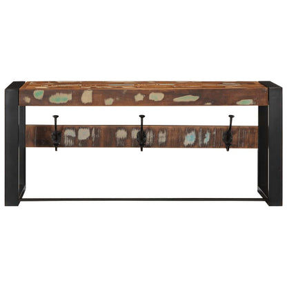 Appendiabiti Multicolore 80x35x35 cm in Legno Massello Recupero - homemem39