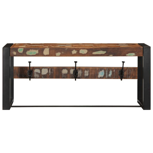 Appendiabiti Multicolore 80x35x35 cm in Legno Massello Recupero - homemem39