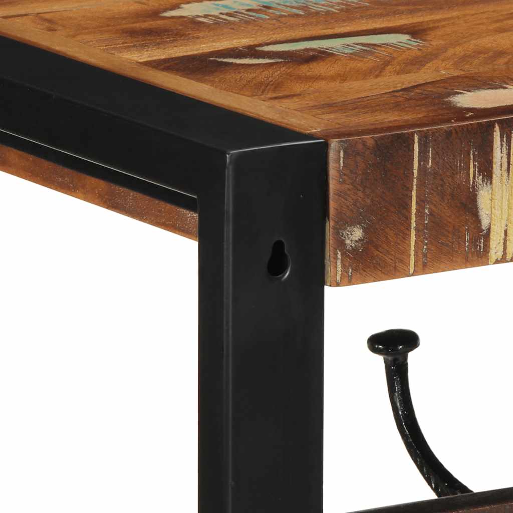 Appendiabiti Multicolore 80x35x35 cm in Legno Massello Recupero - homemem39