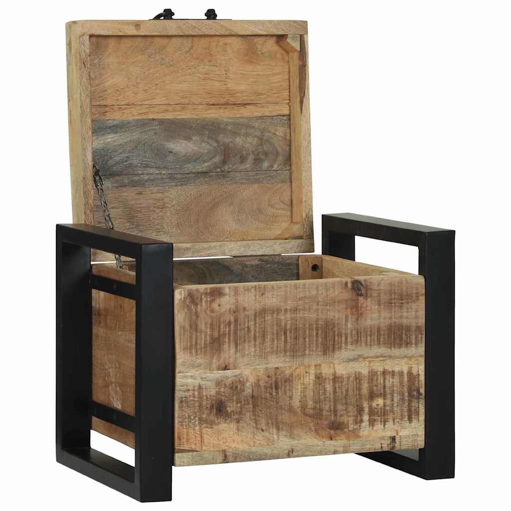Bauli Portaoggetti 40 x 30 x 30 cm Legno massello di mango