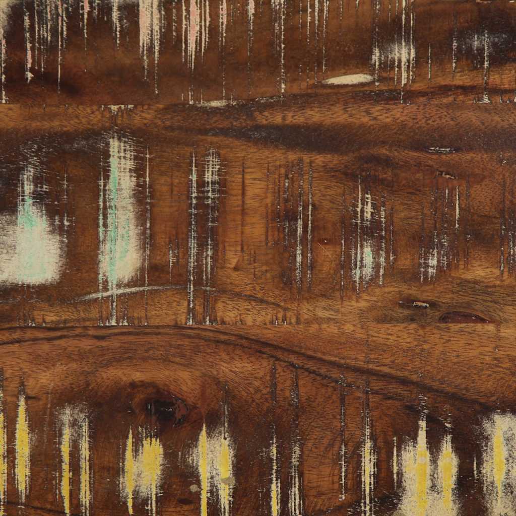 Panca Multicolore 60x35x45 cm in Legno Massello Recupero | homemem39