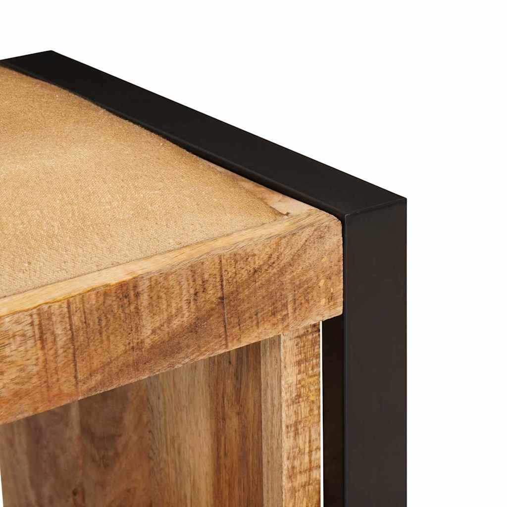 Panchina con contenitore Marrone Legno massello di mango | homemem39